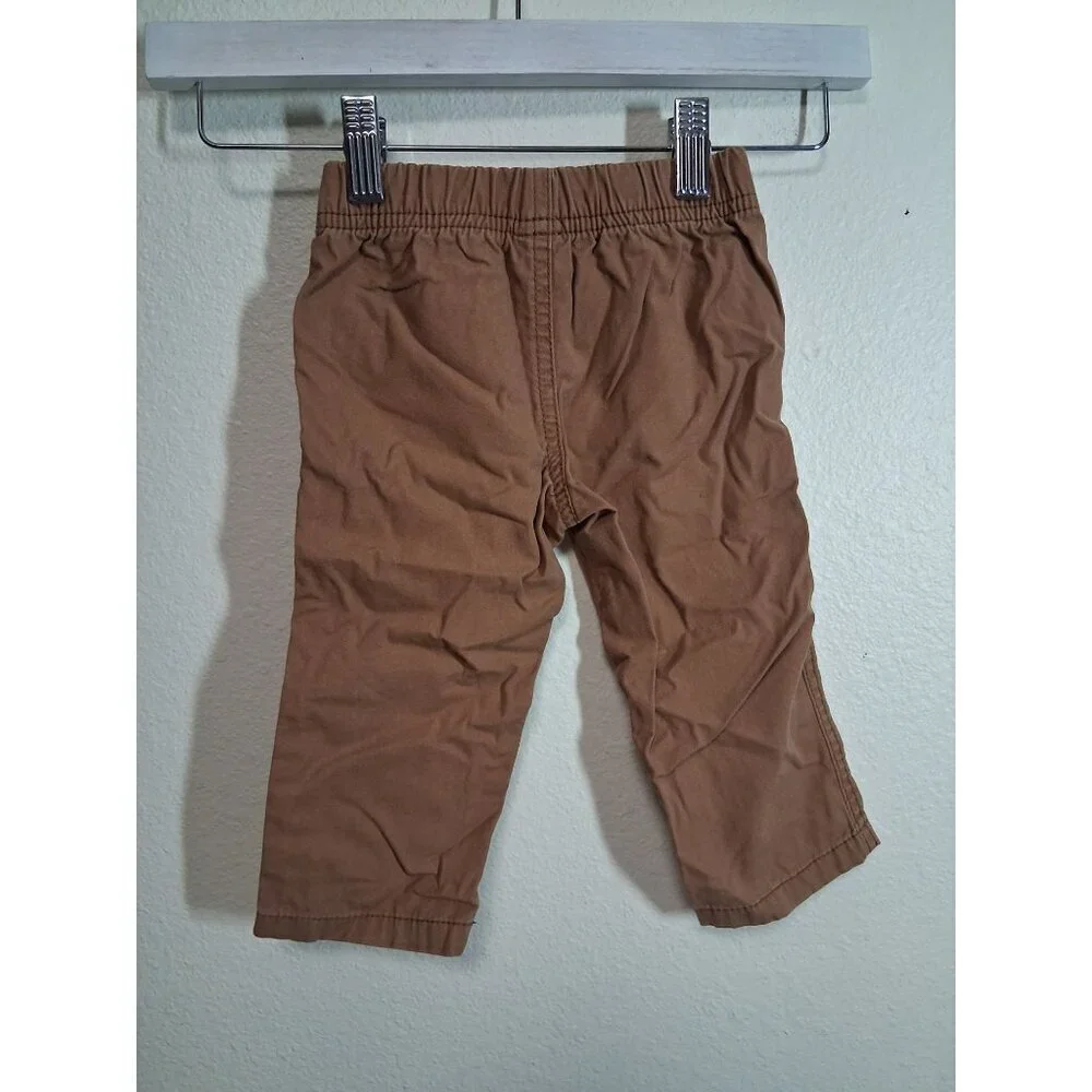 Carter's Khakis Pants Casual Brown Boys Size 12 Months